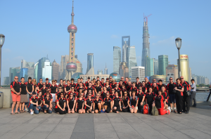 TTG Redbacks and SA Precision Team at The Bund, Shanghai