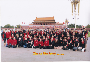 TTG Redbacks and SA Precision Team in Tian An Men Square, Beijing